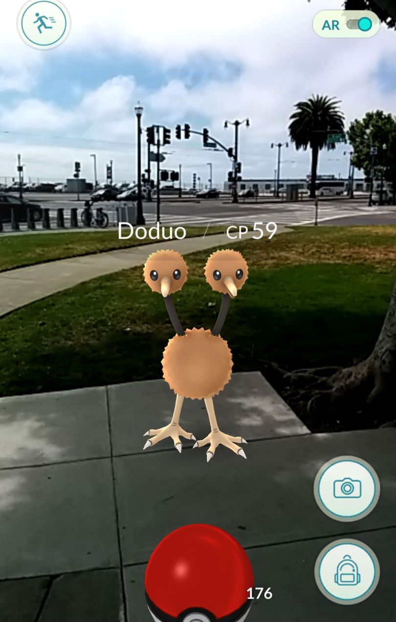 catching doduo