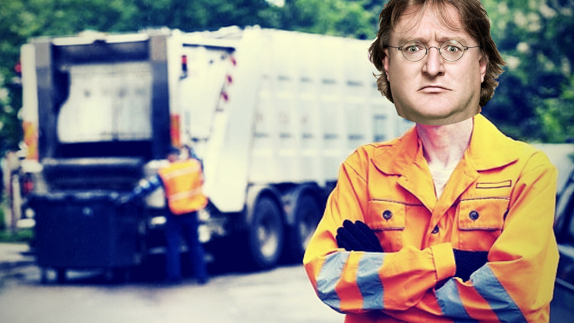 gaben taking out the trash