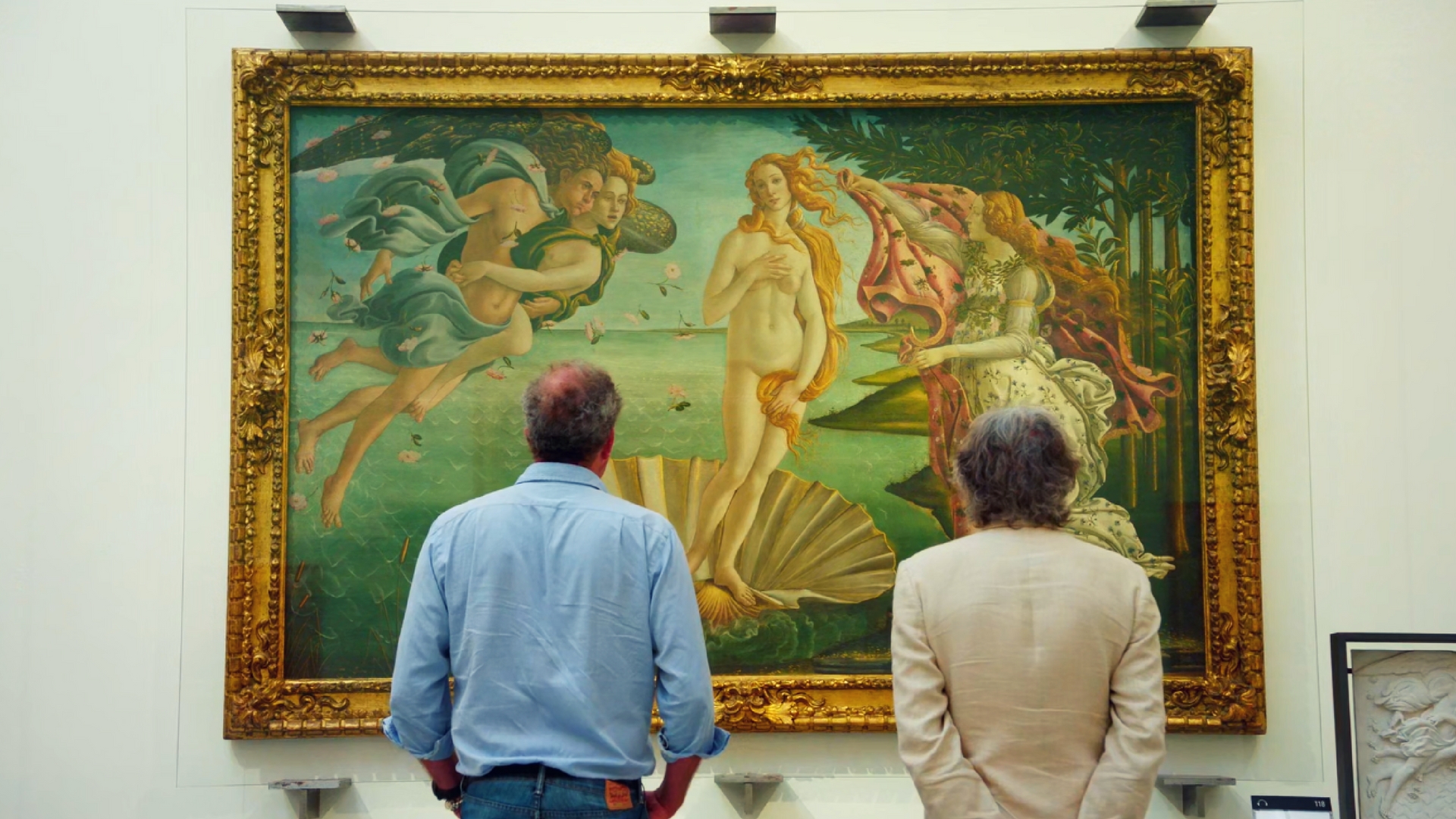 Jeremy Clarkson and James May look at art in Italy during The Grand Tour Episode 3